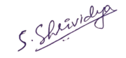 Signature of S shrividya